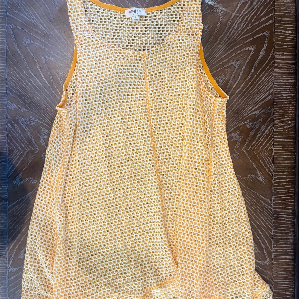 Yellow tank top